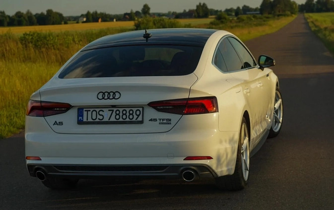 Audi A5 cena 130900 przebieg: 48000, rok produkcji 2019 z Małomice małe 254